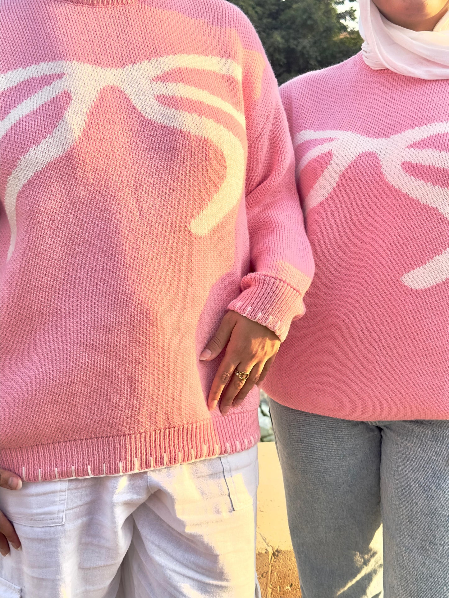 Cotton Candy Bow Knit π¬