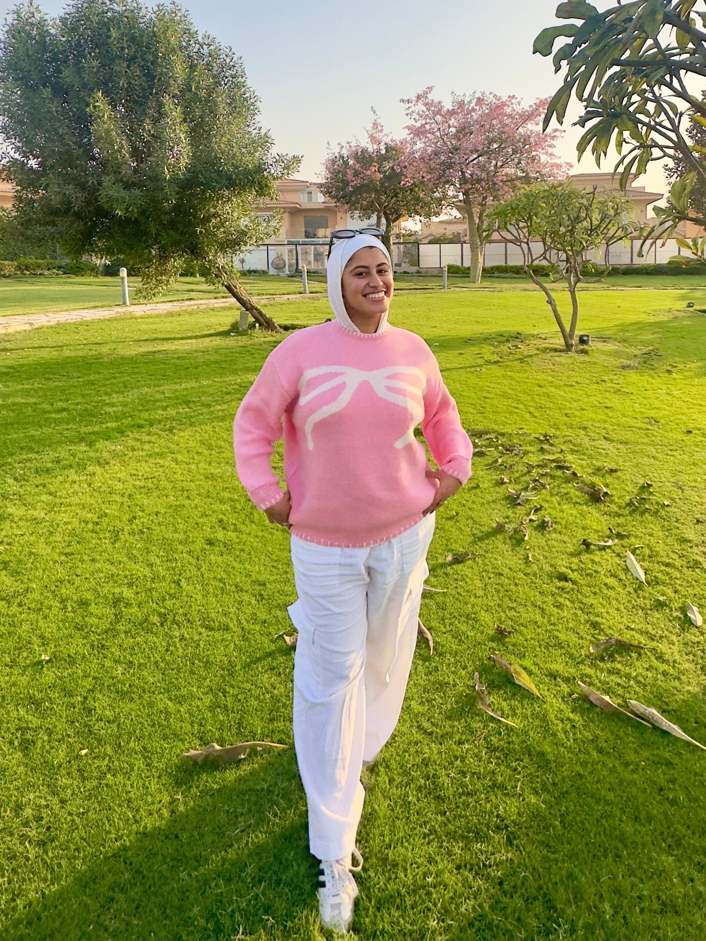 Cotton Candy Bow Knit 🍬